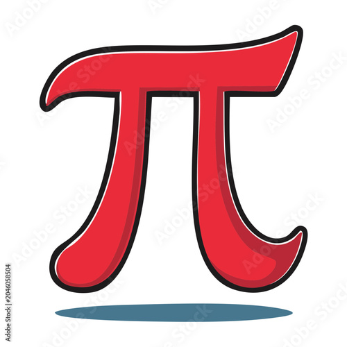 Red Pi Symbol
