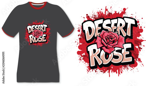 Dark Gray T-Shirt with 