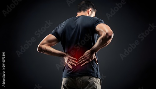 Ultra-realistic 3d lumbar spine illustration, realistic vertebral arches, disc spacing, and nerve root detail, sterile white background, premium realism