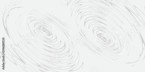 Tablou pe pânză Subtle concentric pattern design with light monochromatic tones creating an eleg