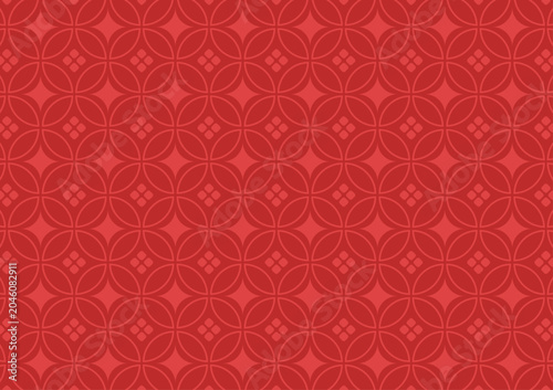 Lunar New Year Pattern - Red pattern design for Lunar or Chinese New Year.