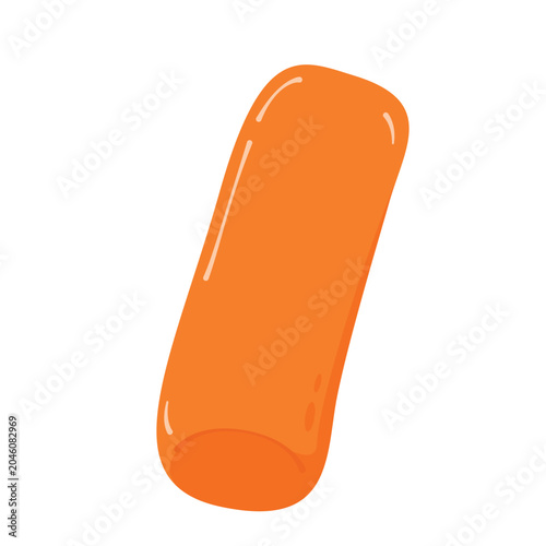 Tteokbokki Noodle vector. Korean food. Spicy rice cake. Tteokbokki logo design.