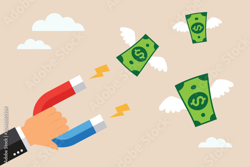 Tableau sur toile Attracting Financial Opportunities