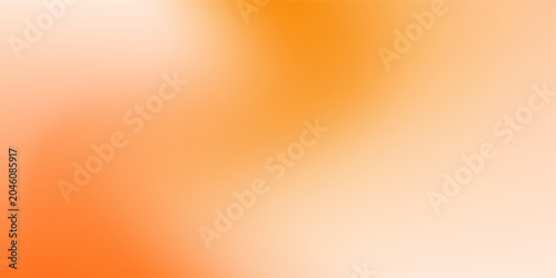 Orange and cream gradation color artworkbackground. Blurred minimal orange gradient.
