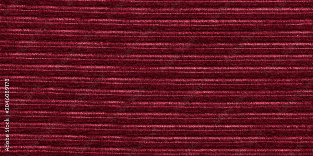 Fototapeta premium red cloth fabric texture background. Seamless pattern material. Plain simple festive wallpaper design.