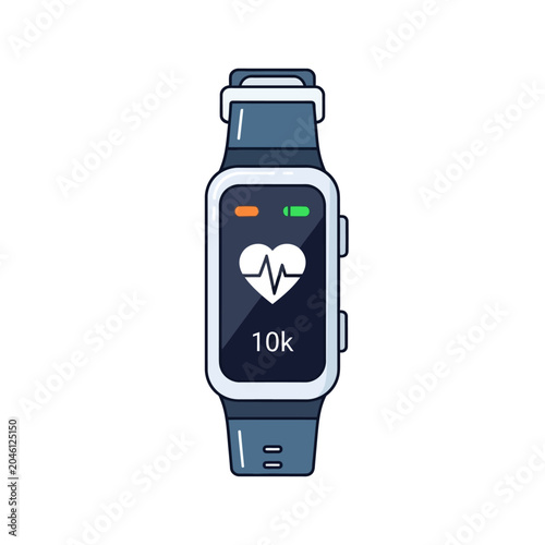 Smartwatch with Heart Rate Monitor.