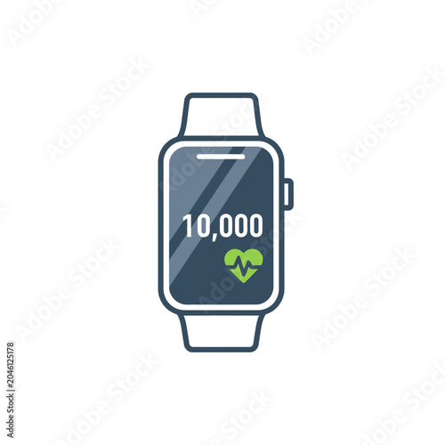 Smartwatch with Heart Rate Monitor.