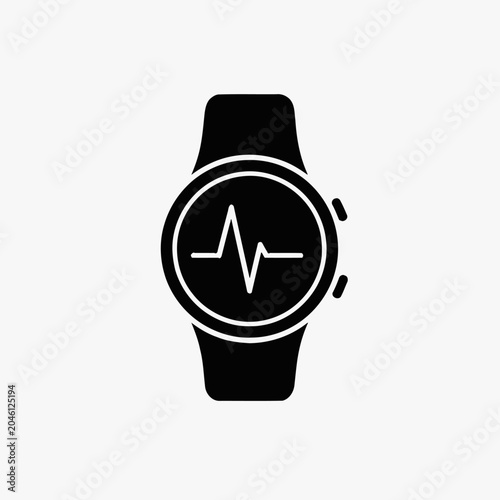 Smartwatch with Heart Rate Monitor.