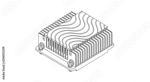 Heat sink, thermal cooling, electronic component, radiator