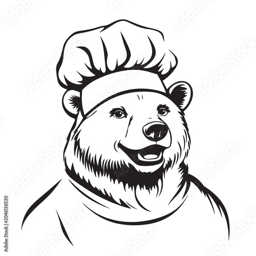 polar bear chef