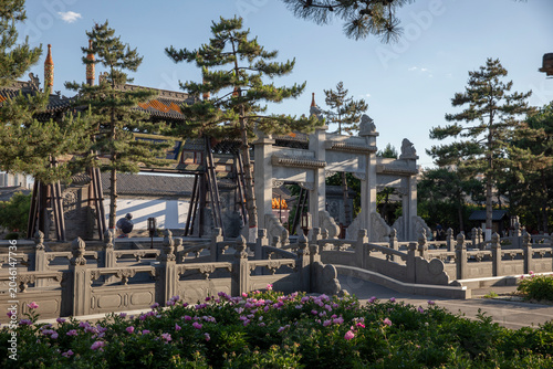 Schilderij op canvas Confucius Temple of Datong city, China