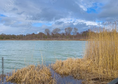 One of the amazing areas of water at Ashtons and Neumans Flashes, Northwich, Cheshire, UK