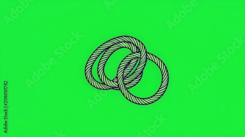 Interlocked Safety Rope Illustration