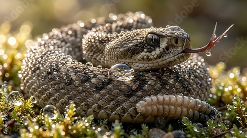 snake on the tree