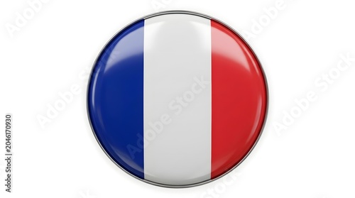 French flag button icon