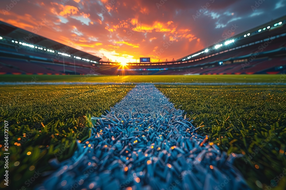 Obraz premium Cancha de soccer