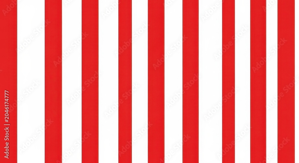 Fototapeta premium Red striped pattern on white background