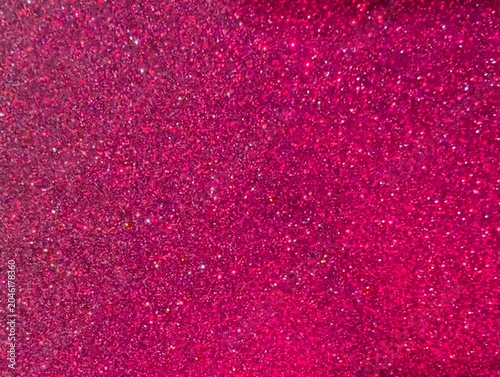 Obraz na plátně Shimmering hot pink glitter background, with sparkling texture