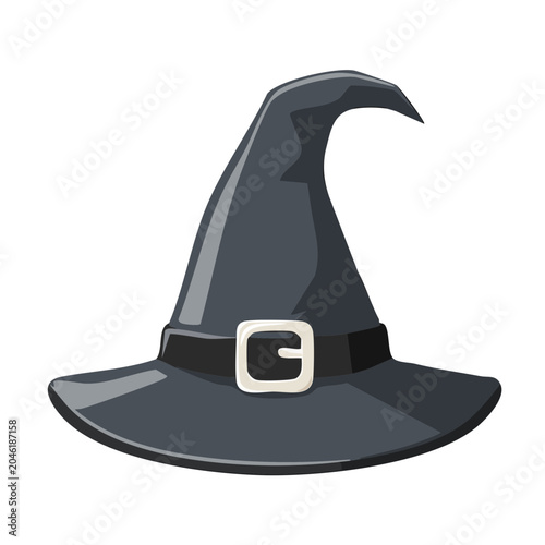 Witch Hat with Buckle