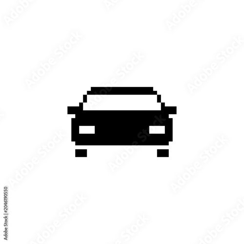 Vector Illustration of Transport Icon with Pixel Art. Transport Pixel.