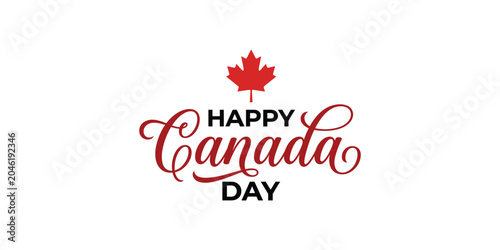 Fotografija Happy canada day celebration greeting