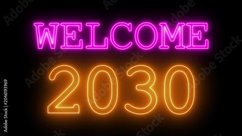 Neon text 