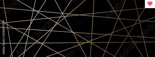 Принти на полотні Abstract geometric pattern with chaotic random diagonal lines creating modern texture