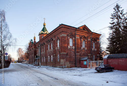 Church of St. Jacob of Borovichi. Holy Spirit St. Jacob of Borovichi Monastery. Borovichi, Novgorod Oblast, Russia