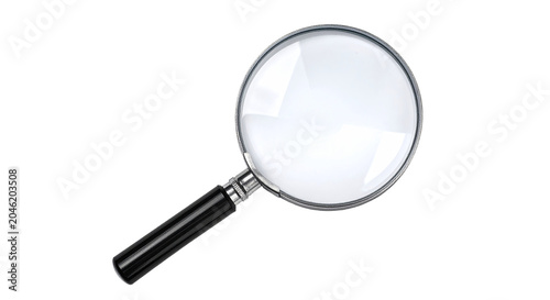 Canvas-taulu magnifying glass isolated