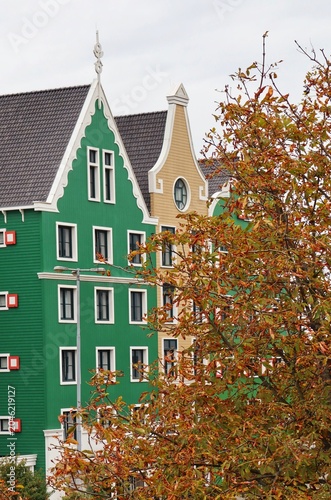 house in autumn