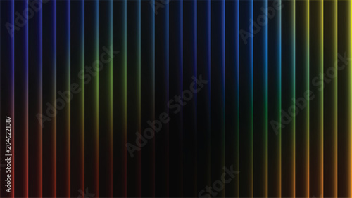 Φωτογραφία Abstract gradient spectrum lines background full color range