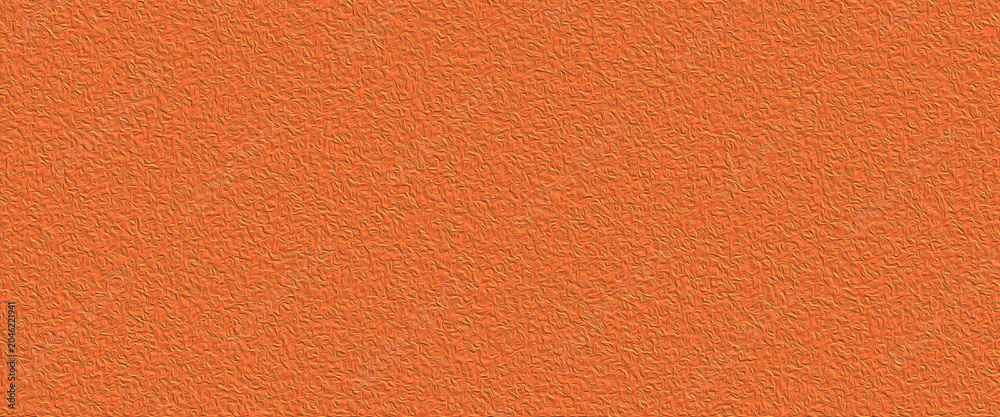 Fototapeta premium Orange leather and paper texture background with rough vintage grunge surface material pattern design