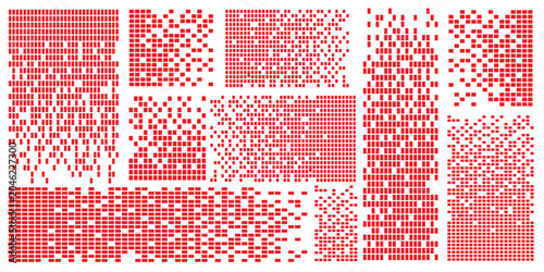 Fotografía Pixel disintegration background