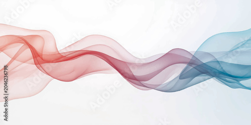 Foto An abstract wallpaper featuring smooth, colorful waves of pink and purple smoke that swirl in a flowing motion to create a vibrant, artistic vector pattern of light and graceful curves