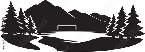 Online shopping and e-commerce concept with hands on laptop Vector