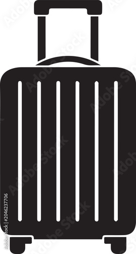 Black adjustable wrench icon Vector