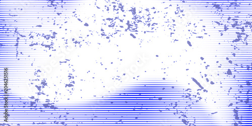 Canvastavla Damaged blue line texture