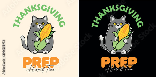 Photos Harvest Time Thanksgiving Cat Design