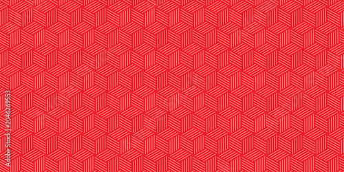 Futuristic minimal honeycomb mosaic gray background. Modern hexagon seamless vector pattern. Seamless pattern with hexagon fabric geometric pattern. Abstract ornament diamond tile design.