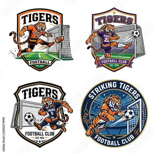 Tiger football club logos