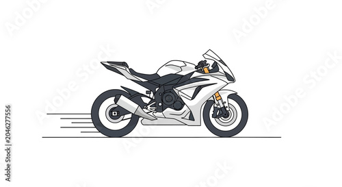 Fotografie Motorcycle Racing Bike Sports Vehicle.