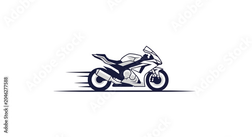 Obraz na plátne Motorcycle Speed Racing Bike Vehicle.