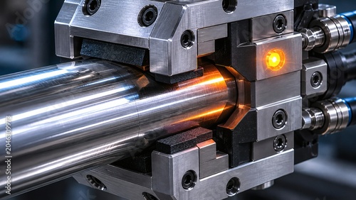 Mechanical Robotic Gripper Clamping Steel Tube