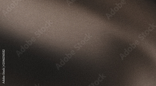 Smooth gradient dark brown background, noise texture and glowing grainy blur effect for poster backdrop cover web banner and header design