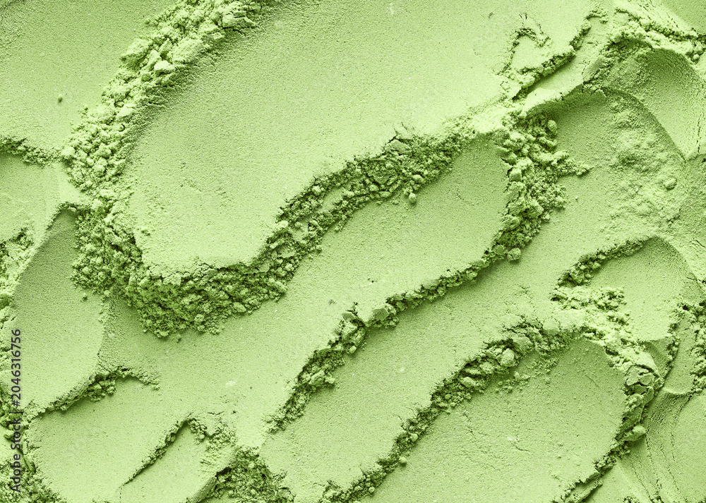 Obraz premium Matcha Green Tea Powder Background Texture. Top View