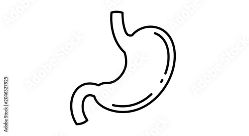 Abstract black ink swirl on white background.
