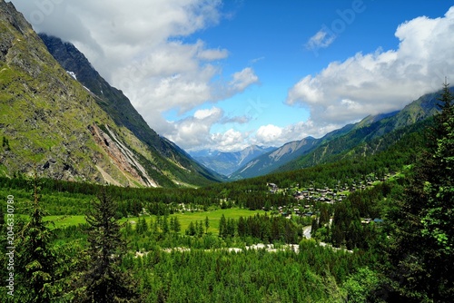 mountain landscape in summer