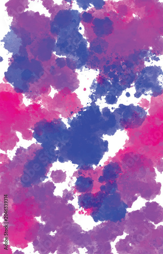 Abstract background with colorful paint brush strokes