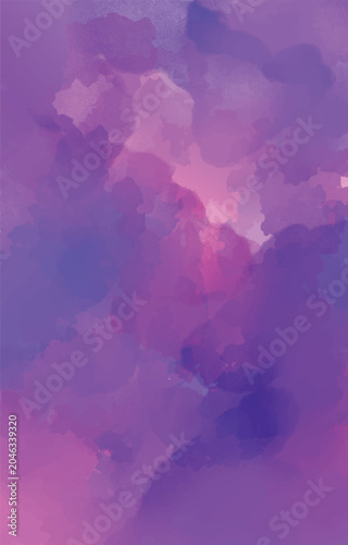 Abstract background with colorful paint brush strokes