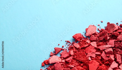 Vibrant pink coral reef underwater scene.